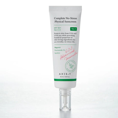 AXIS-Y Complete No-Stress Physical Sunscreen SPF 50+ P++++  50ml