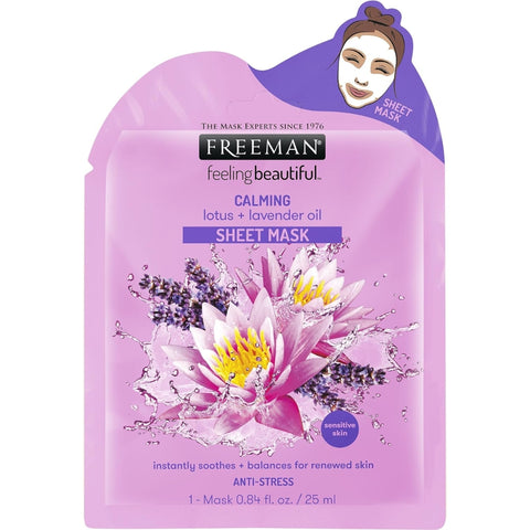 Freeman Calming Lotus + Lavender Oil Sheet Mask
