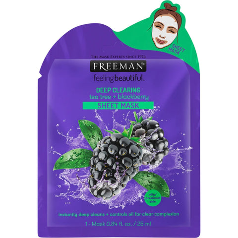 Freeman Tea Tree & Blackberry Sheet Mask