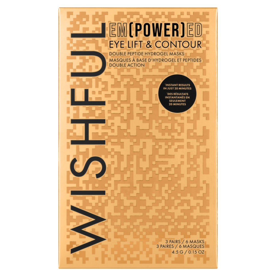 Huda Beauty Empowered Eye Lift & Contour Double Peptide Hydrogel 3 Masks
