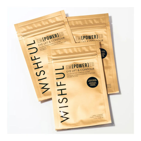 Huda Beauty Empowered Eye Lift & Contour Double Peptide Hydrogel 3 Masks