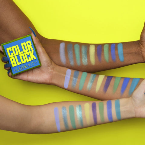 Huda Beauty Color Block Obsessions Eyeshadow Palette Blue & Green