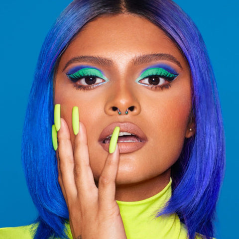 Huda Beauty Color Block Obsessions Eyeshadow Palette Blue & Green