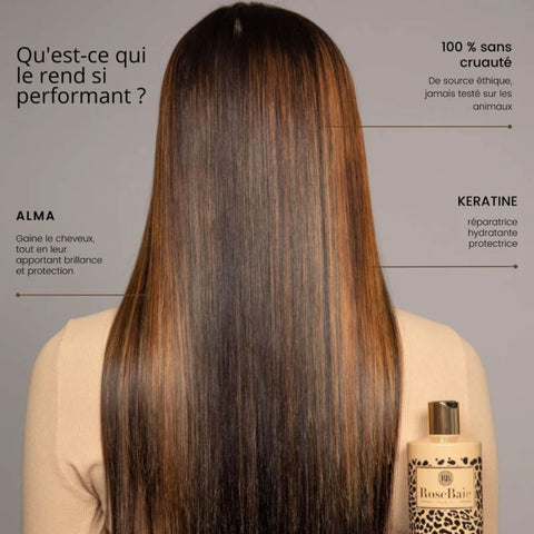 RoseBaie Masque Kératine x Amla Réparation & Hydratation 500ml