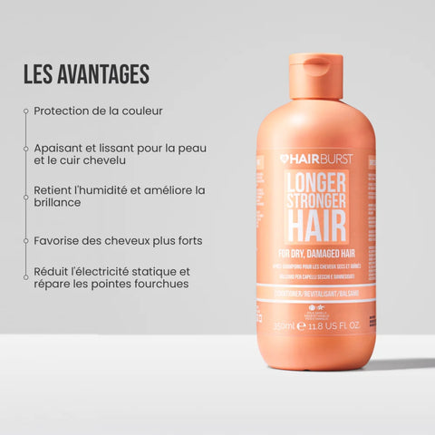 HairBurst Après-shampoing pour cheveux secs et abîmés 350ml