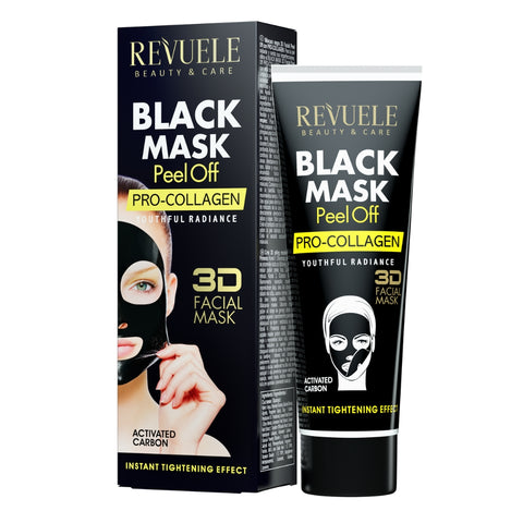 Revuele Black Mask Peel Off Pro-Collagen 80ml
