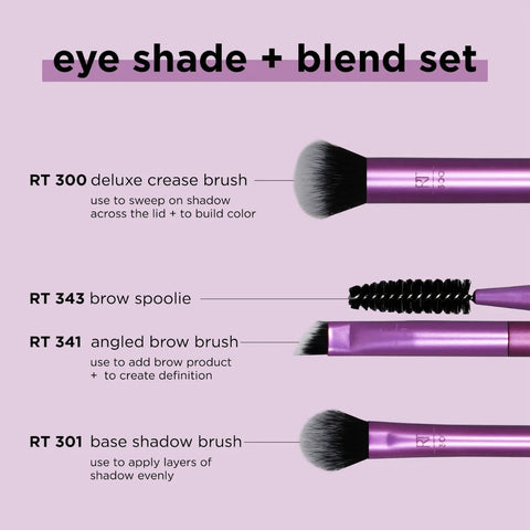 Real Techniques Eye Shade + Blend Brush Trio