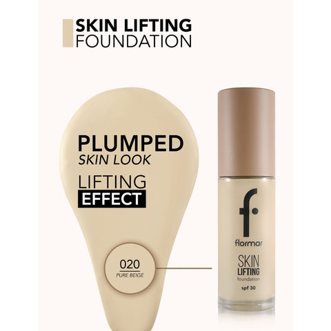Flormar Fond de Teint Skin Lifting 020 Pure Beige SPF30