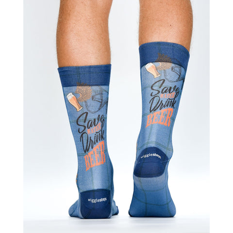 Wigglesteps Beer Wings 1 Paire de Chaussette Homme