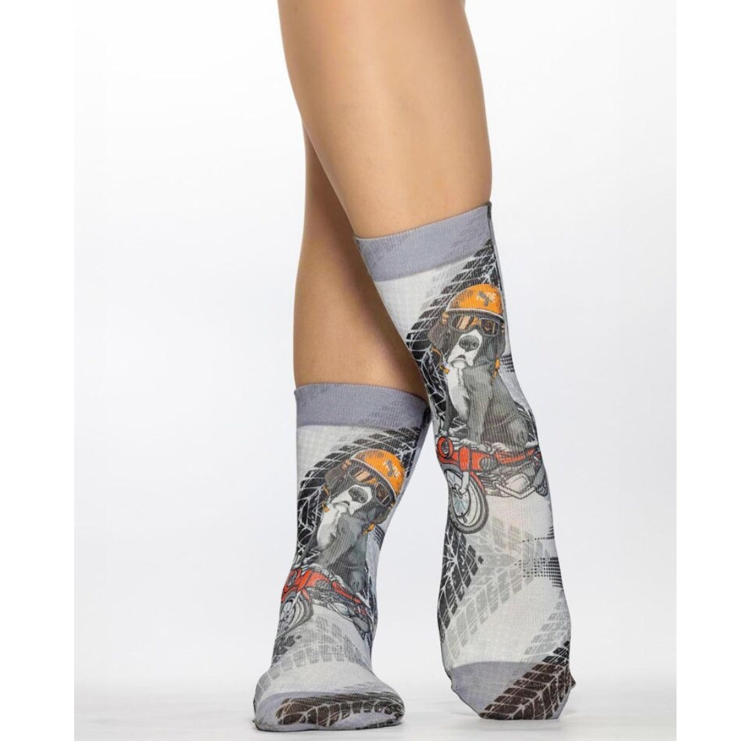 Wigglesteps Scooter Dog 1 Paire de Chaussette Homme