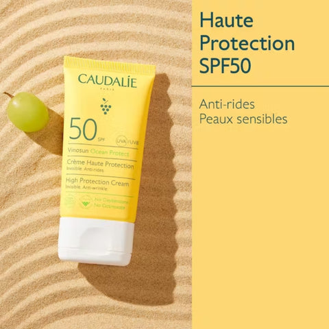 CAUDALIE Vinosun Protect Crème Solaire Haute Protection SPF50