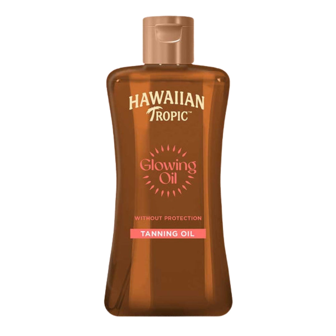 Hawaiian Tropic Glowing Oil No SPF Tanning Oil 200ml