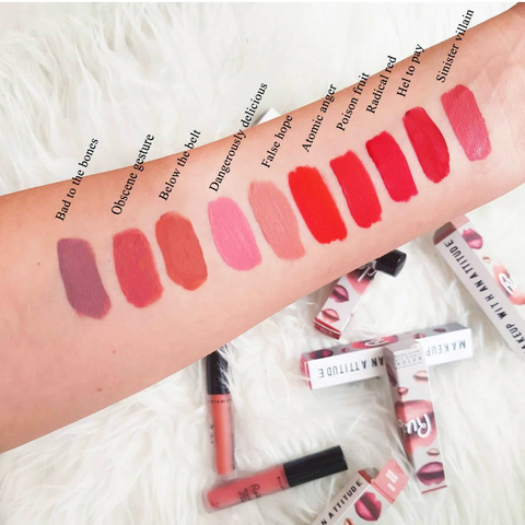 Rude Notorious Rich Long Lasting Liquid Lipstick - Below the Belt