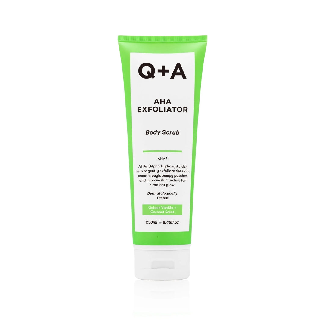 Q+A AHA Exfoliator Body Scrub 250ml