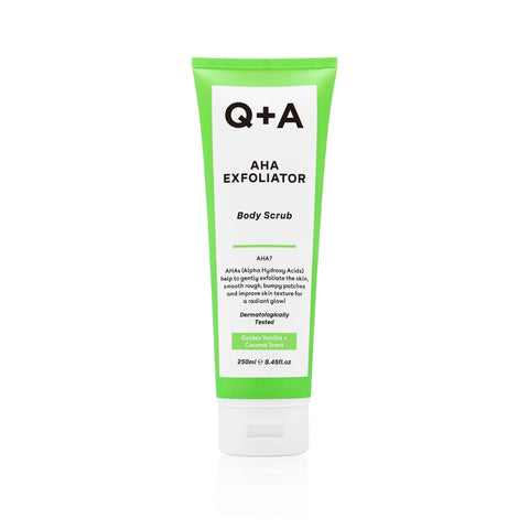 Q+A AHA Exfoliator Body Scrub 250ml