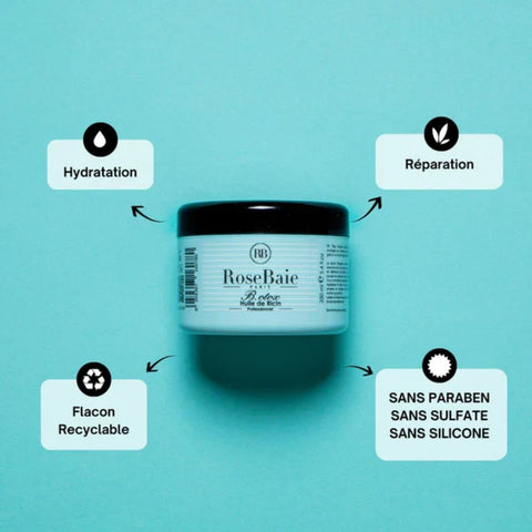 RoseBaie Masque Botox Ricin Pousse & Hydratation 250ml