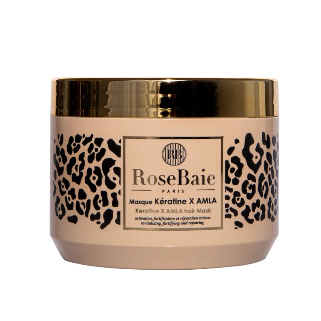 RoseBaie Masque Kératine x Amla Réparation & Hydratation 500ml