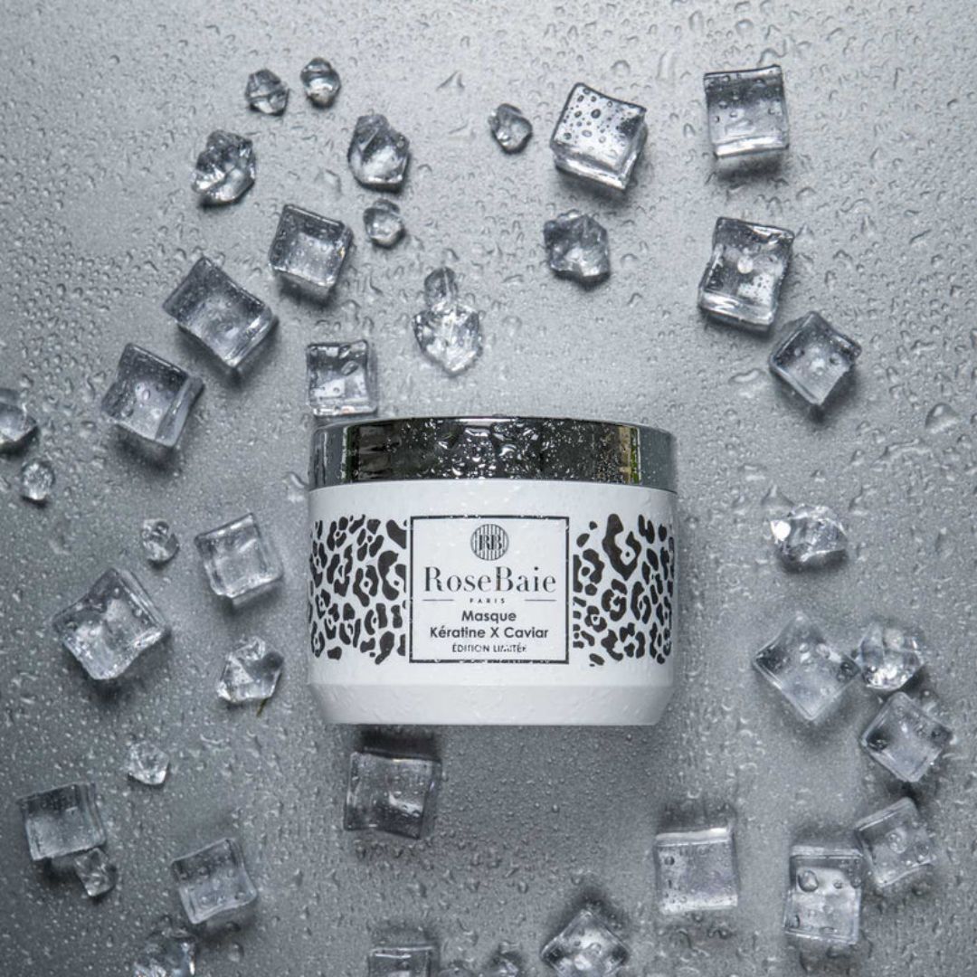 RoseBaie Masque Kératine x Caviar Réparation & Nutrition Intense 500ml