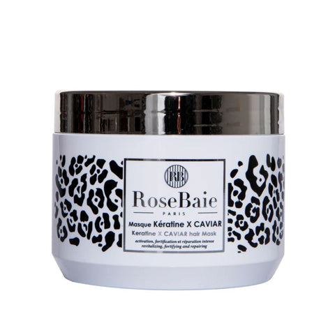RoseBaie Masque Kératine x Caviar Réparation & Nutrition Intense 500ml
