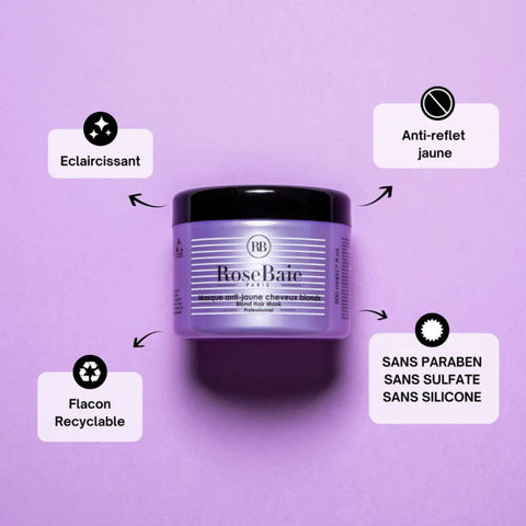 RoseBaie Masque Spécial Blonde & Blancs 500ml