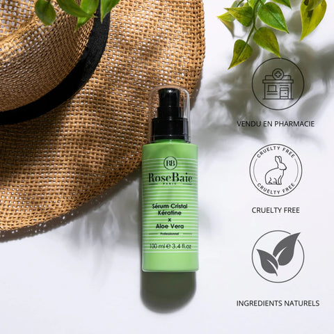 RoseBaie Sérum Cristal Kératine x Aloe Vera 100ml