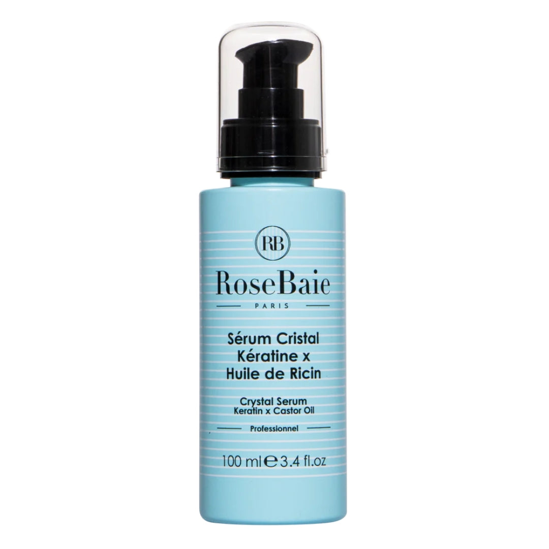 RoseBaie Sérum Cristal Kératine x Huile de Ricin 100ml