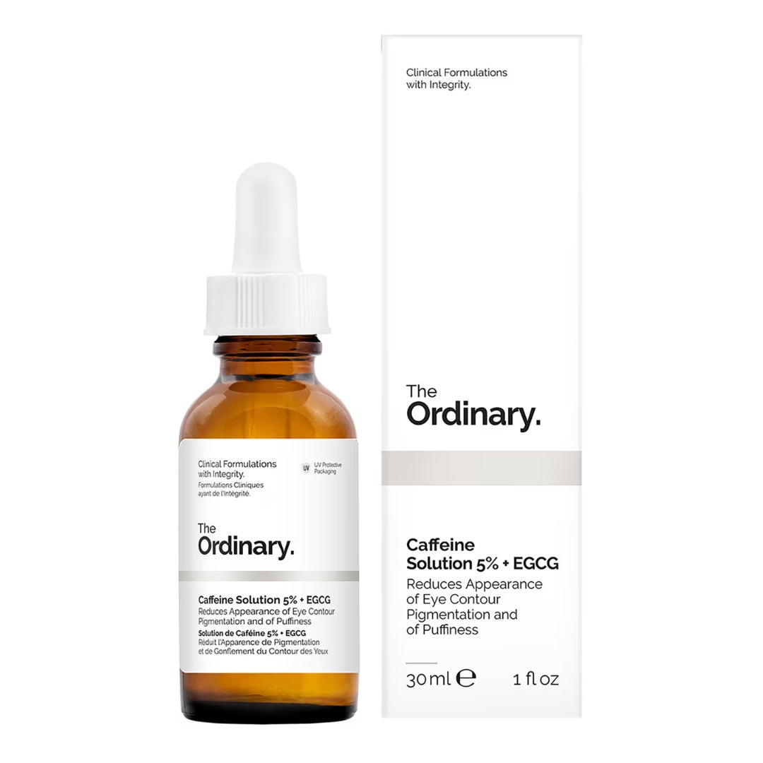 The Ordinary Solution Cafeine 5% + EGCG Contour des Yeux