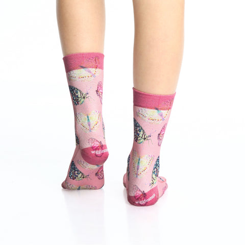 Wigglesteps Butterfly Wings 1 Paire De Chaussette Femme 