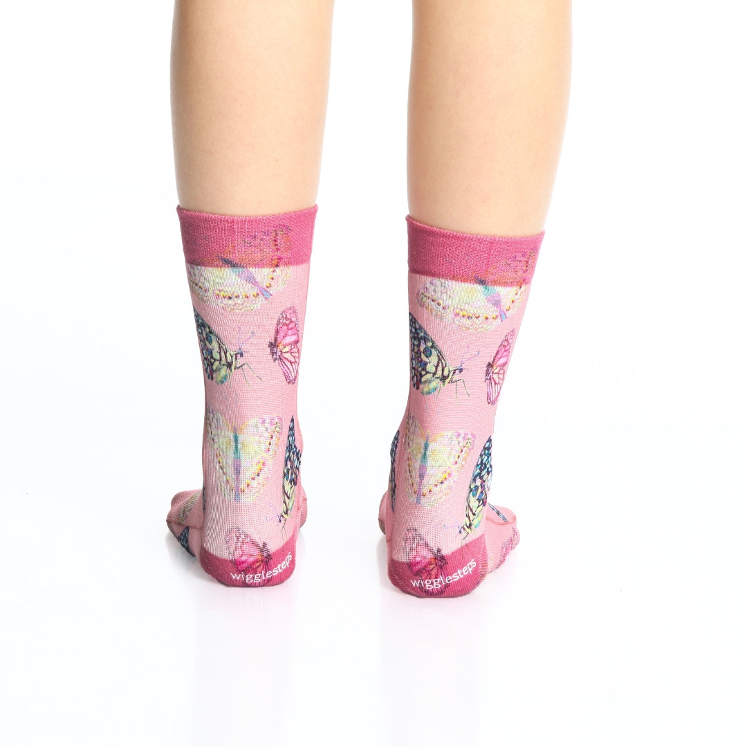 Wigglesteps Butterfly Wings 1 Paire De Chaussette Femme 