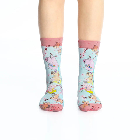 Wigglesteps Cherry Pig 1 Paire De Chaussette Femme 