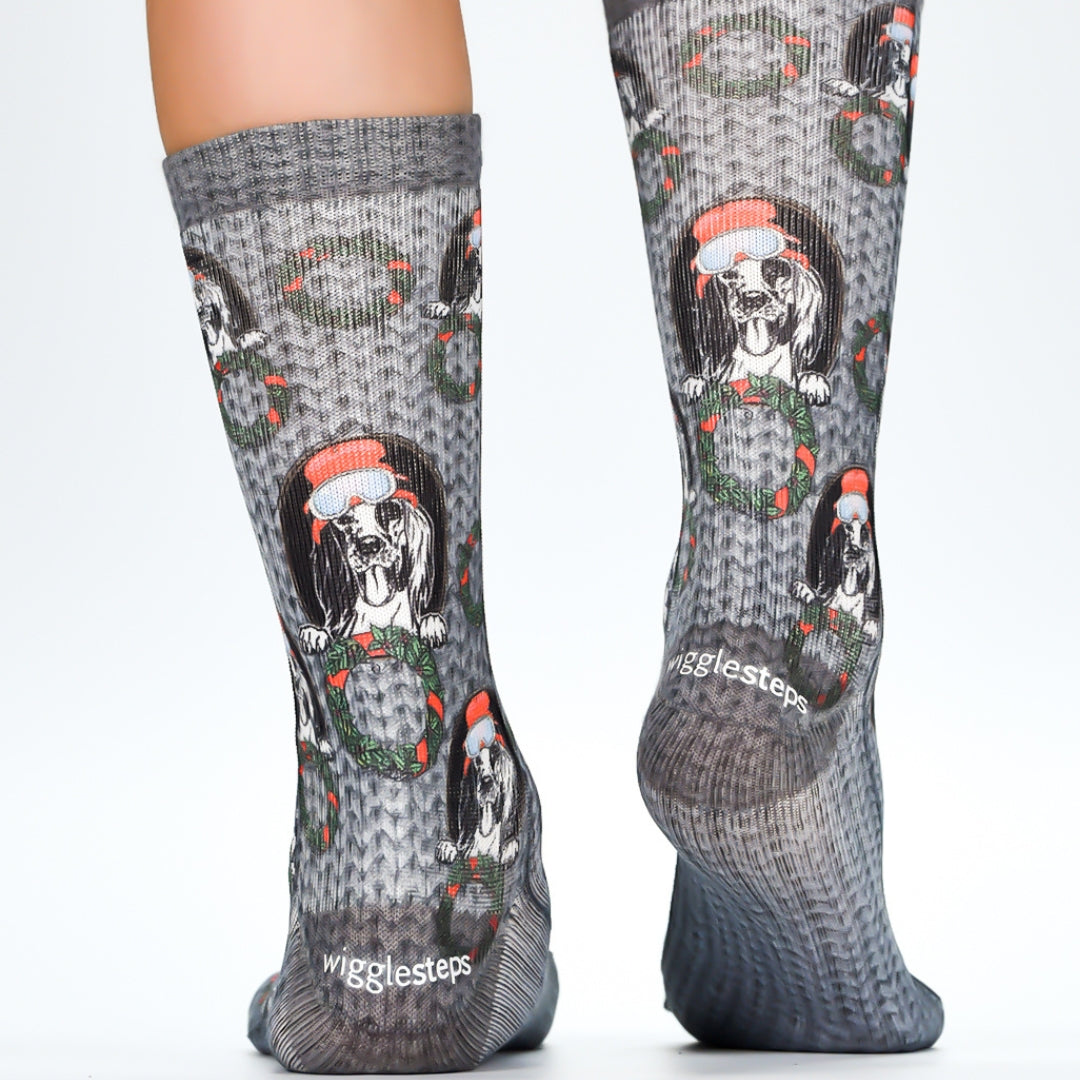 Wigglesteps Christmas Puppies 1 Paire De Chaussette Enfant