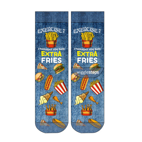 Wigglesteps Extra Fries 1Paire De Chaussette Homme