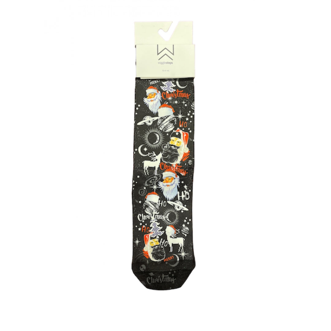 Wigglesteps Galactic Santa  1 Paire De Chaussette Enfant