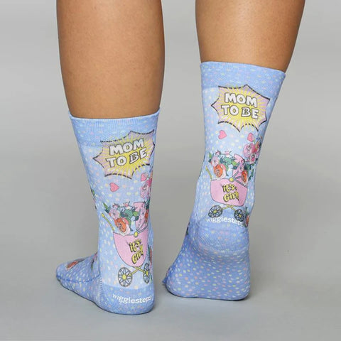 Wigglesteps Mom To Be Girl 1 Paire De Chaussette Femme