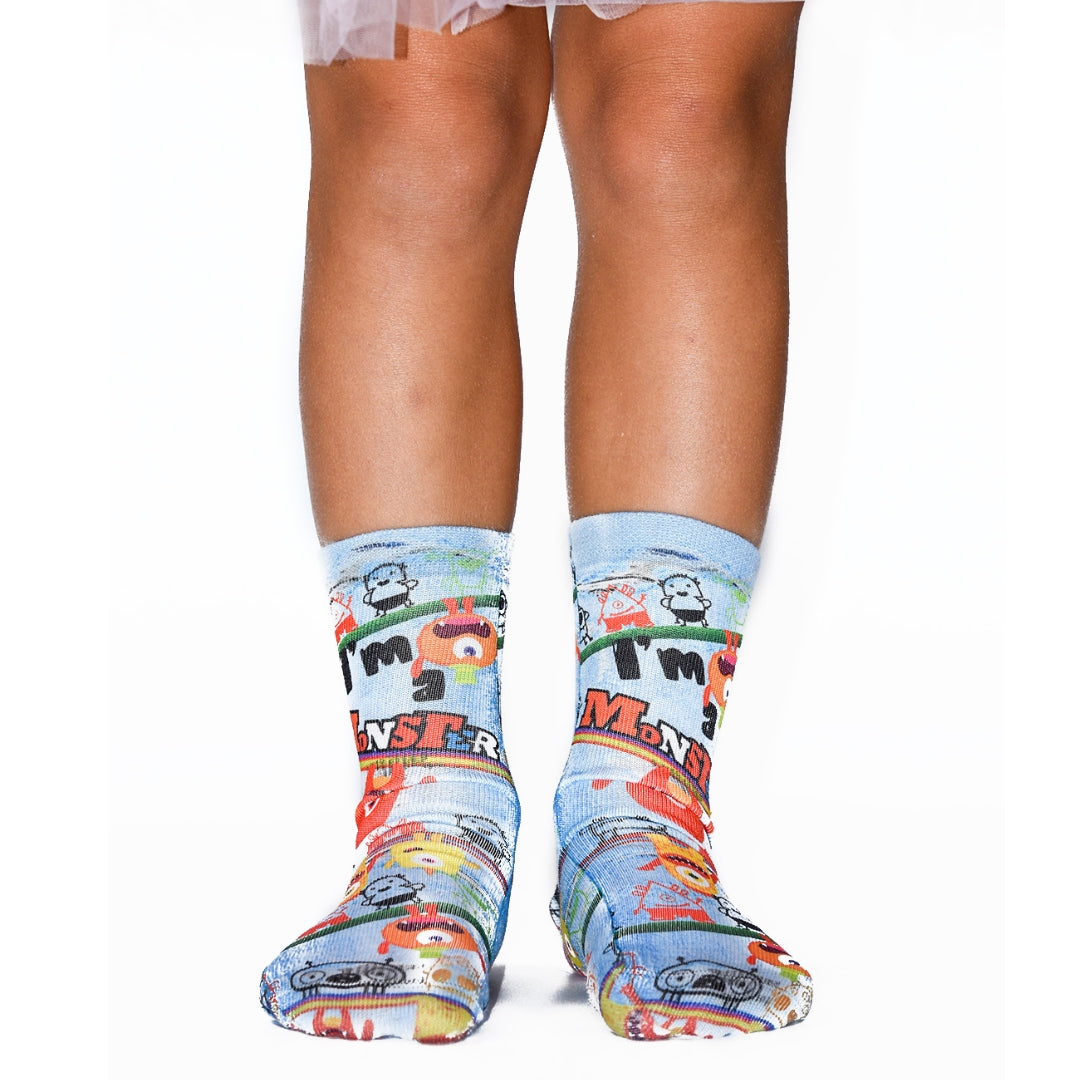 Wigglesteps Monster Family Box 3 Paires De Chaussettes 