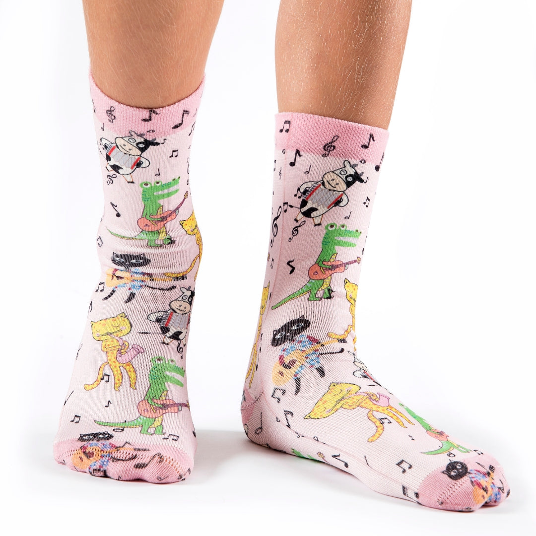 Wigglesteps Musician Animals 1 Paire De Chaussette Enfant