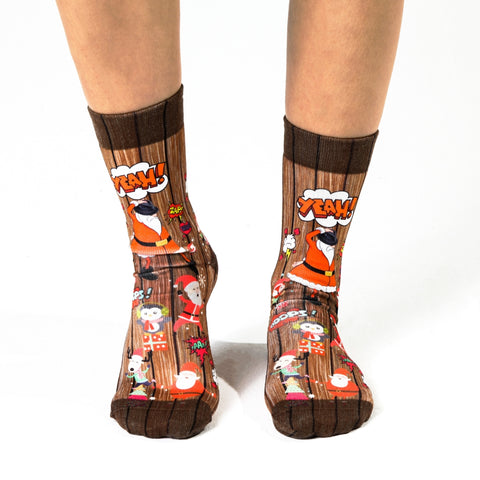 Wigglesteps Oh Yeah Christmas 1 Paire De Chaussette Femme