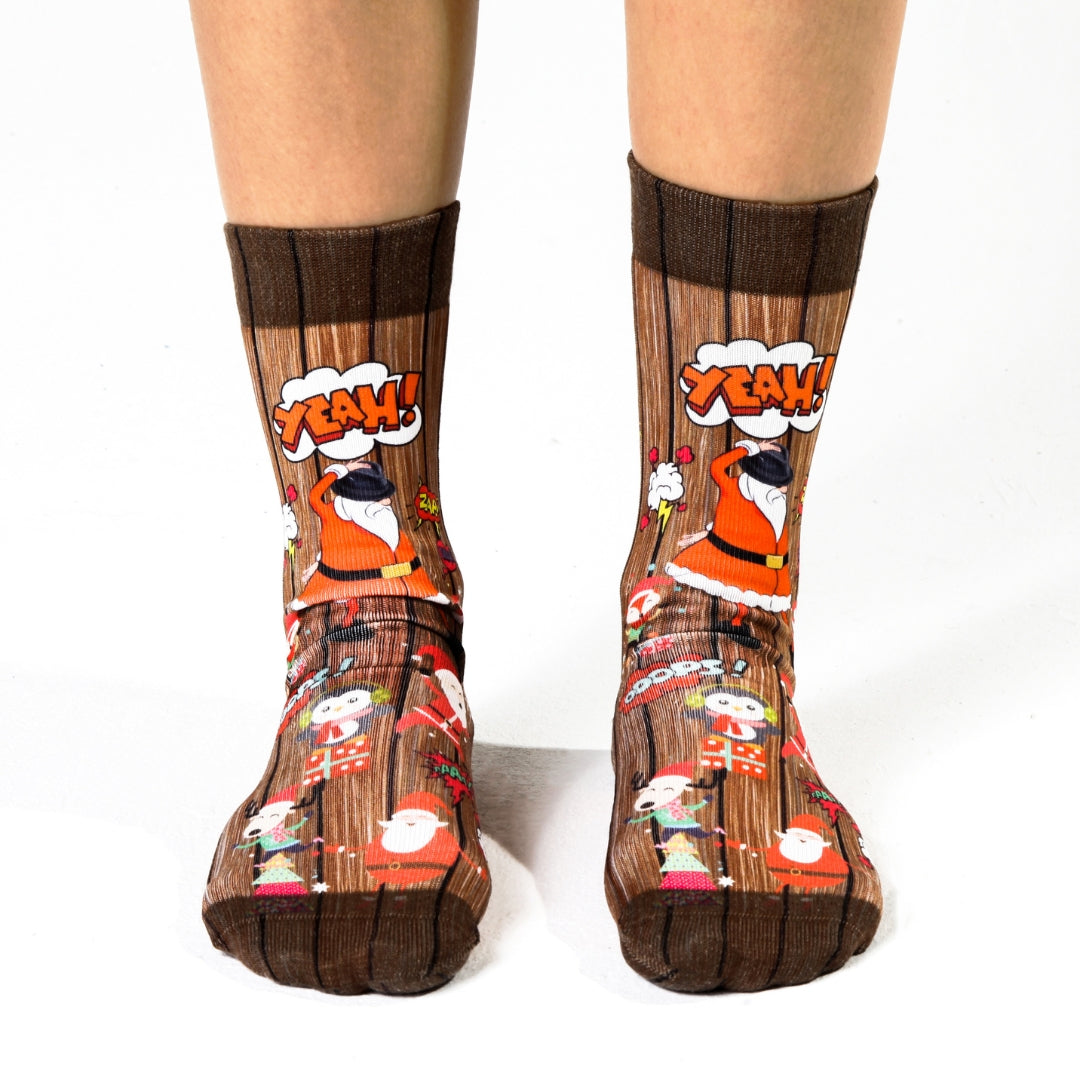 Wigglesteps Oh Yeah Christmas 1 Paire De Chaussette Femme