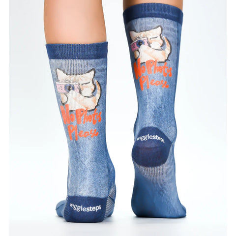 Wigglesteps Photographer Cat 1 Paire De Chaussette Femme 