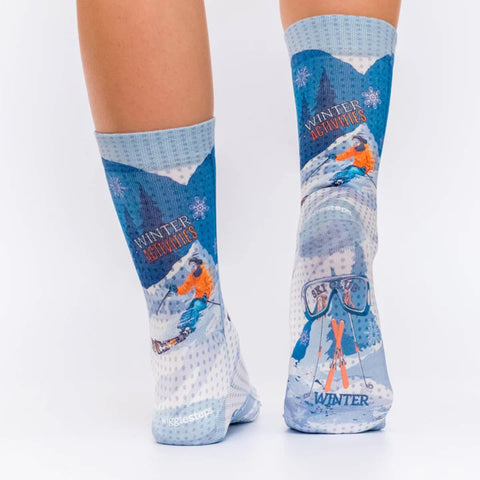 Wigglesteps Ski Winter Day-W 1 Pair De Chaussette Femme