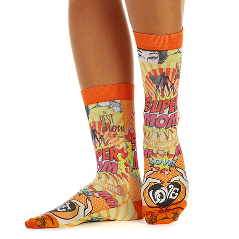 Wigglesteps Super Mom 1 Paire De Chaussette Femme 