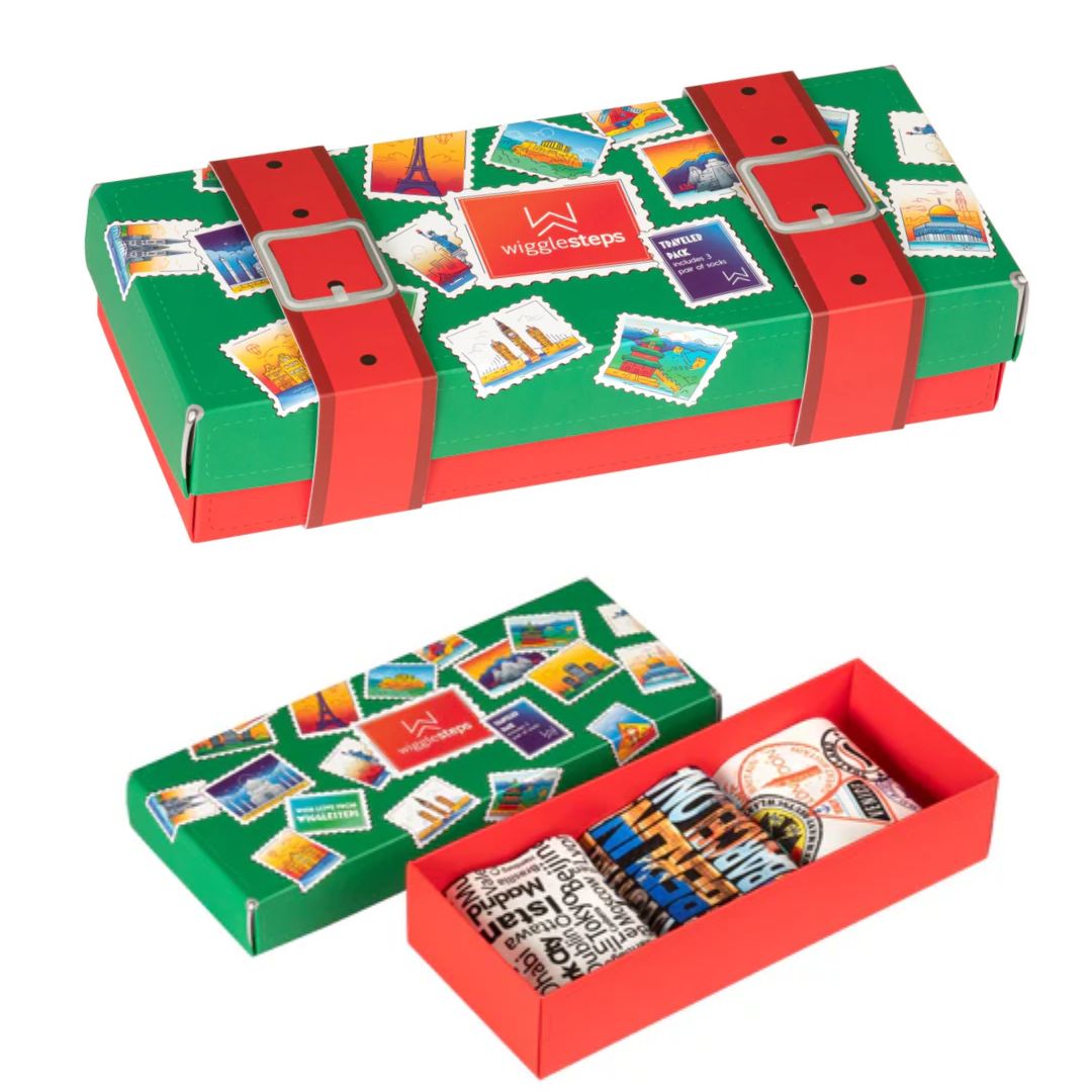 Wigglesteps Travel Pack 3 Paires De Chaussettes