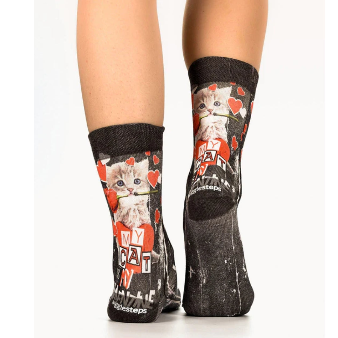 Wigglsteps Lovely Cat 1 Paire De Chaussette Femme