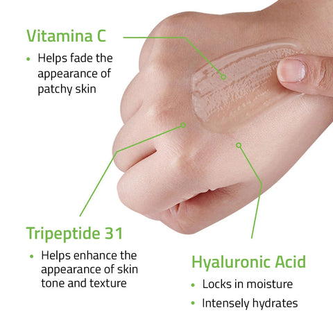 YEOUTH Sérum Hyaluronic Acid Plus avec Vitamine C et Tripeptide-31 30ml