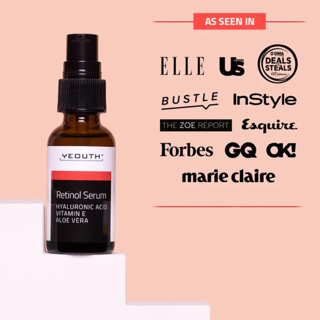 YEOUTH Sérum Rétinol Avec Acide Hyaluronique et Vitamine E 30ml