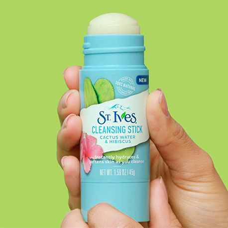 St Ives Stick Nettoyant Visage Cactus et Hibiscus
