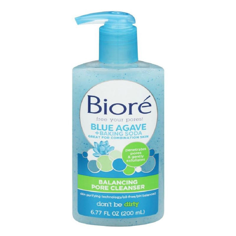 Bioré Blue Agave + Baking Soda Balancing Pore Cleanser 200ml