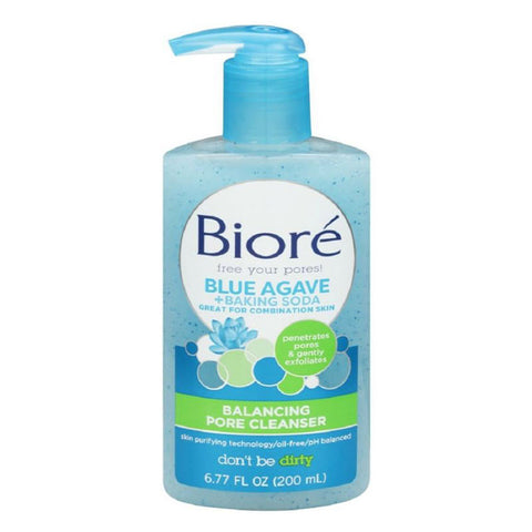 Bioré Blue Agave + Baking Soda Balancing Pore Cleanser 200ml