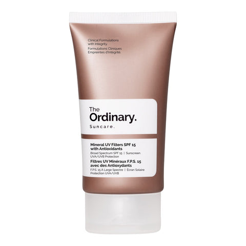 The Ordinary Filtres UV Minéraux SPF 15 Avec Antioxydants 50ml