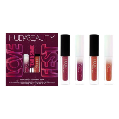 Huda Beauty Lovefest Tear & Share Coffret Rouges à Lèvres